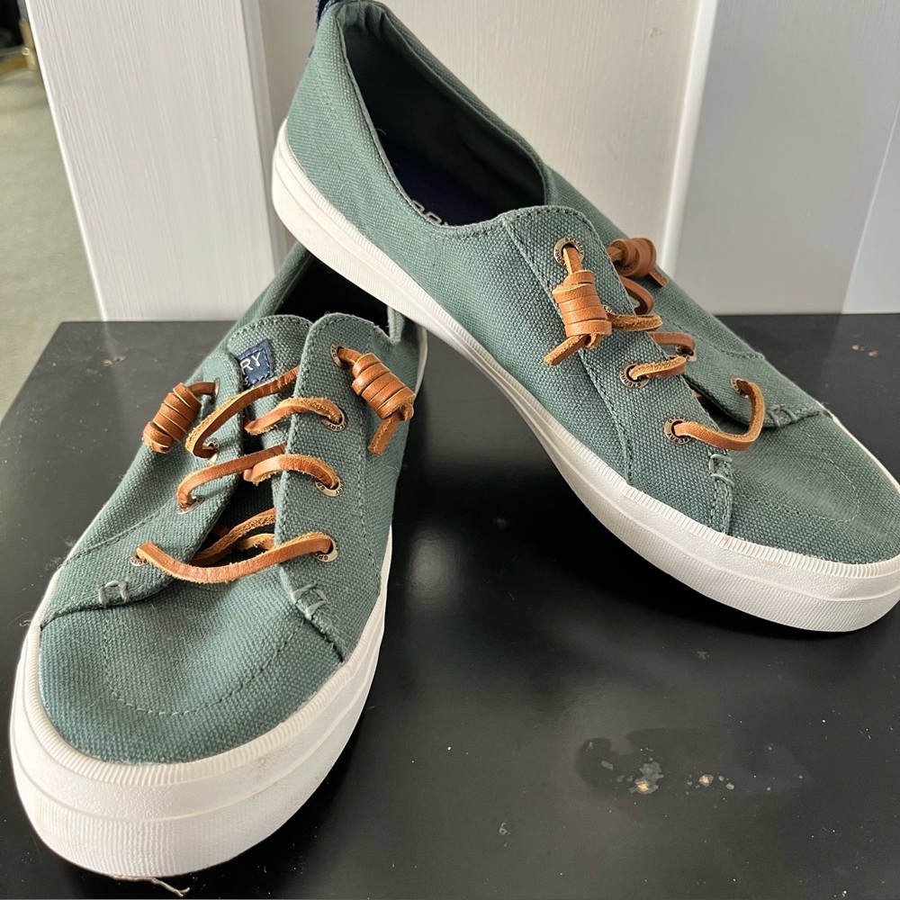 Sperry Top-Sider dock shoes Green Sz 8.5